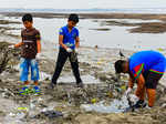 Mumbaikars participate in the beach clean-up drive