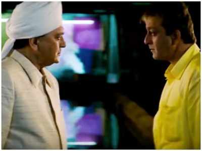 This scene from ‘Munna Bhai M.B.B.S’ imitated Sunil Dutt and Sanjay Dutt’s real-life equation