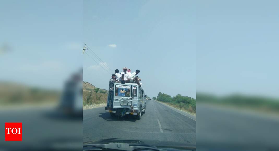 Over load on light motor vehicles Times of India