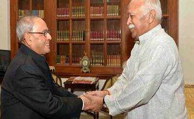 Pranab Mukherjee to attend RSS event today: Who said what