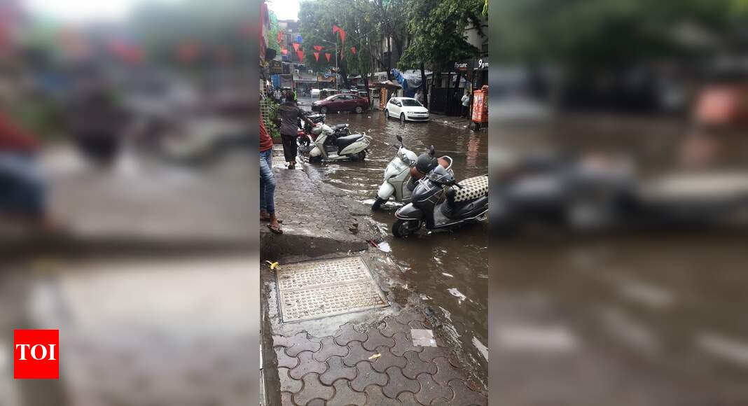 gutter choked at 35 th road, Bandra West Times of India