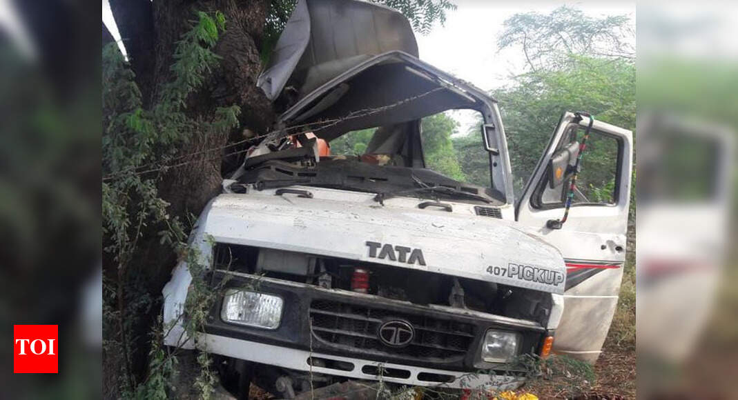 Uttar Pradesh: Speeding pick up truck hits tree, six dead and one ...