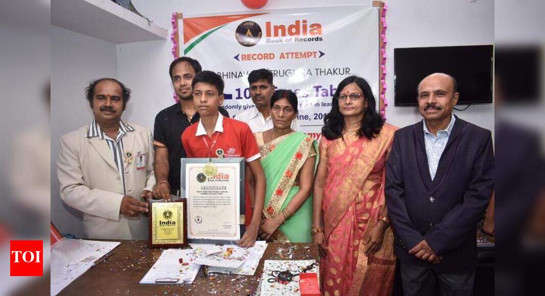 India Book Of Records Nagpur boy to feature in India Book of Records Nagpur News Times of India