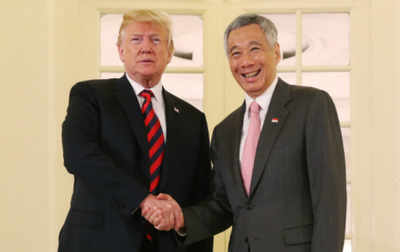 Trump, Lee to hold bilateral meetings, working lunch today - Times of India