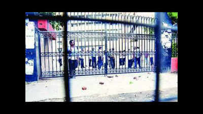 Poor results: Cops cane Class XII students