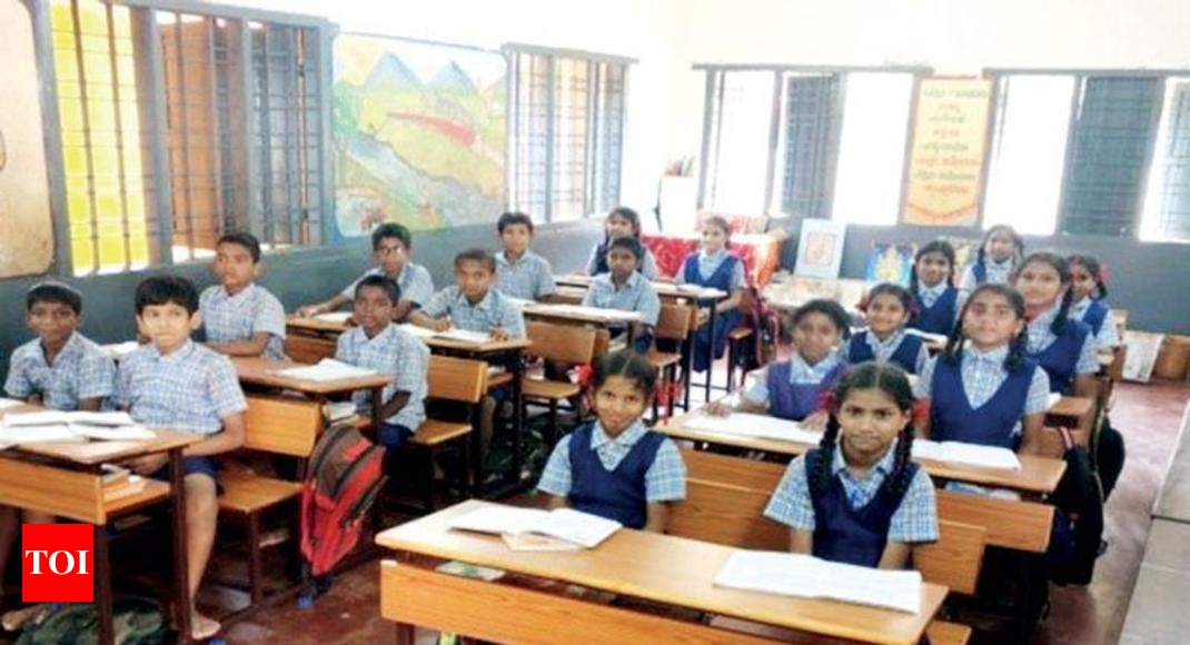 school students: Govt school students yet to get uniforms, books ...