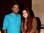 Najim Arshad and wife