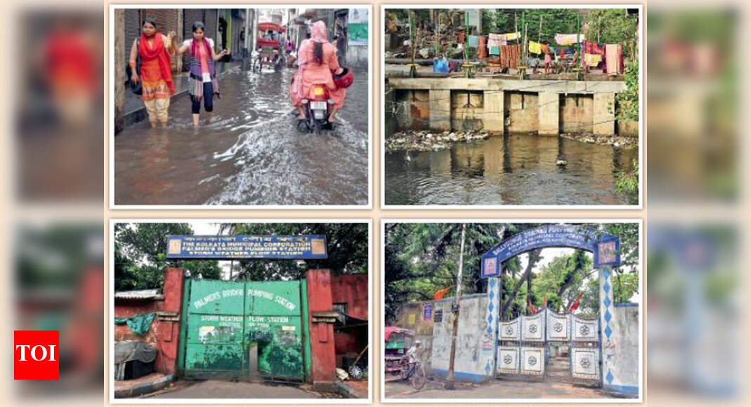 KMC to use pumps for added areas to keep Kolkata proper dry Kolkata News Times of India