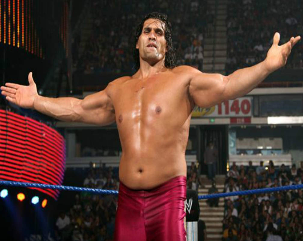 
Khali speaks about following healthy eating habits, during his visit to Pune

