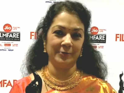 Shanthi Krishna can't believe that she has finally won her first black lady at the 65th Jio Filmfare Awards