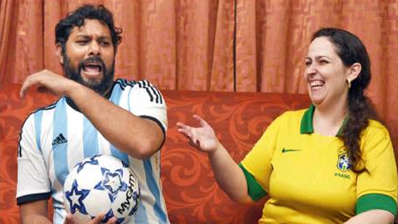 This Seiko is a Maradona fan while his Brazilian wife disagrees