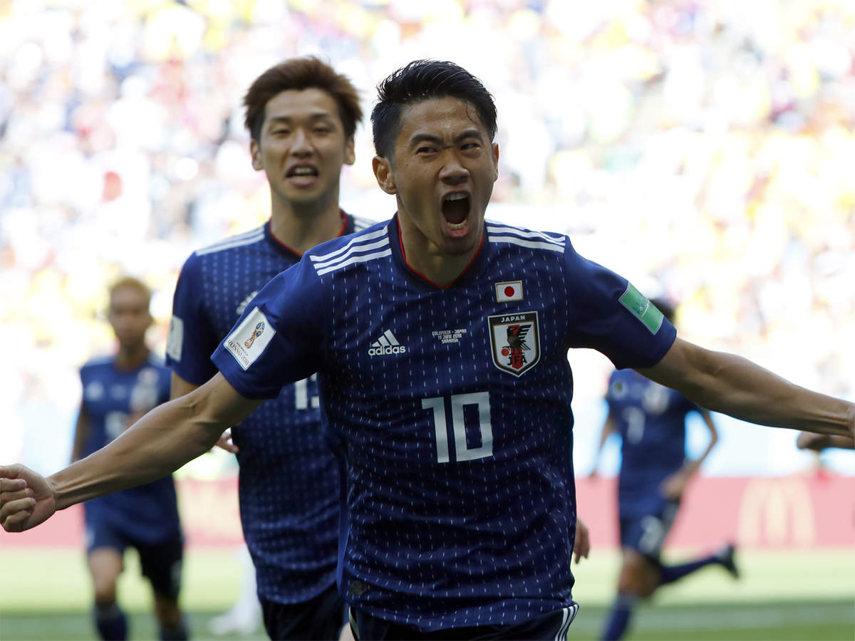 Fifa World Cup 18 Japan Beat 10 Man Colombia 2 1 Football News Times Of India