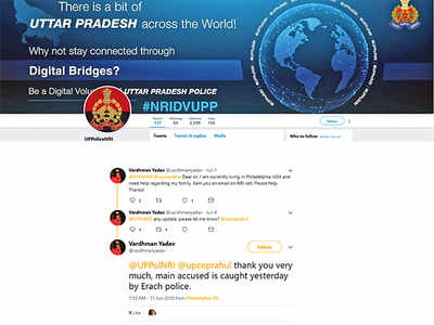 UP Police's Twitter handle keeping NRIs digitally connected with their state