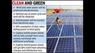 Gujarat govt announces hybrid power policy