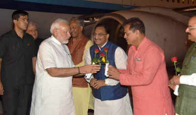 PM Modi in Dehradun to attend International Yoga Day event