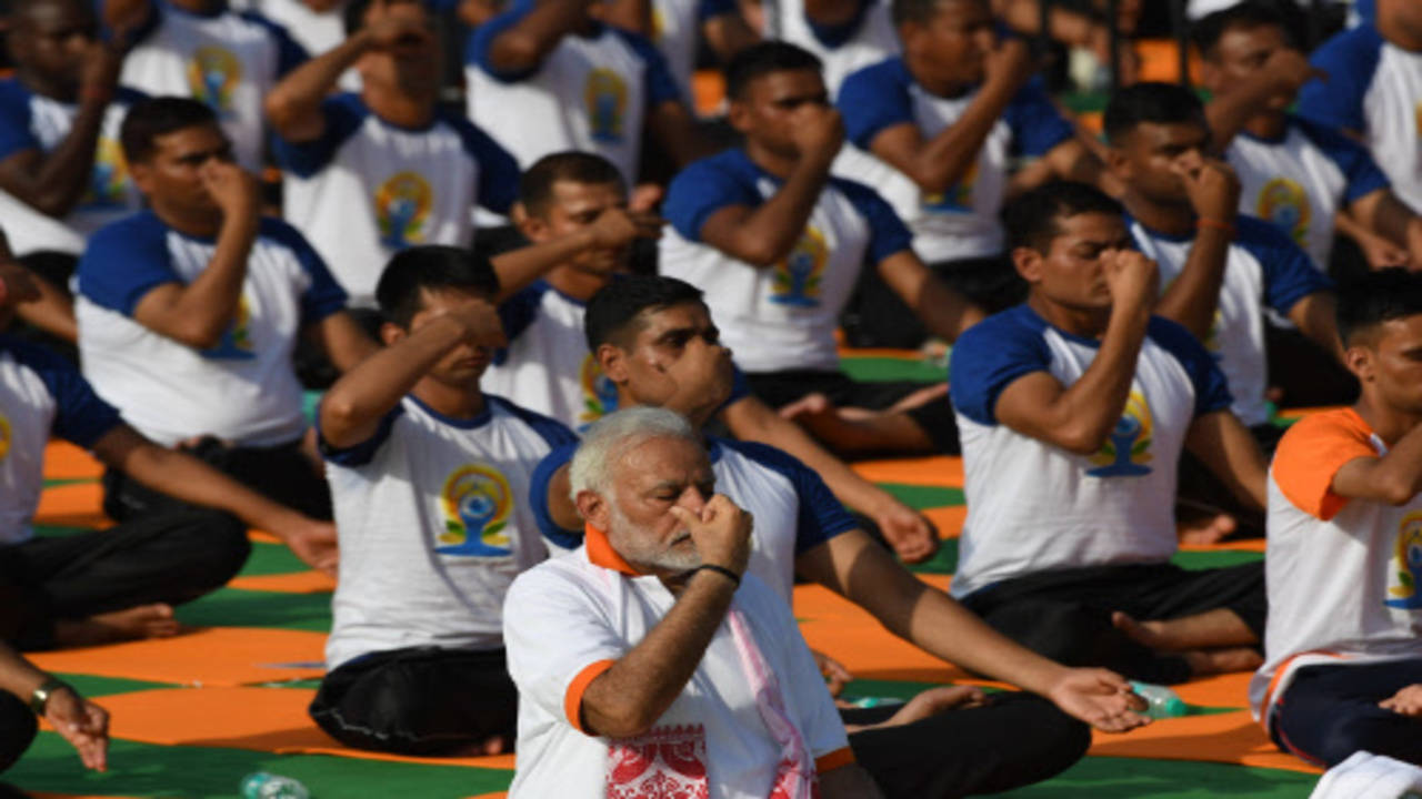From Himalayas to the UN, world celebrates International Yoga Day