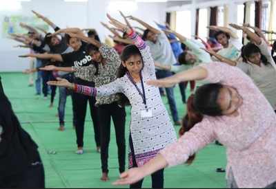 International Yoga Day Celebration - Al- Ameen College