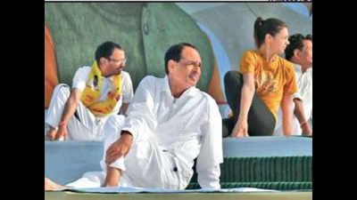 MP CM leads the way on World Yoga Day, praises PM Modi