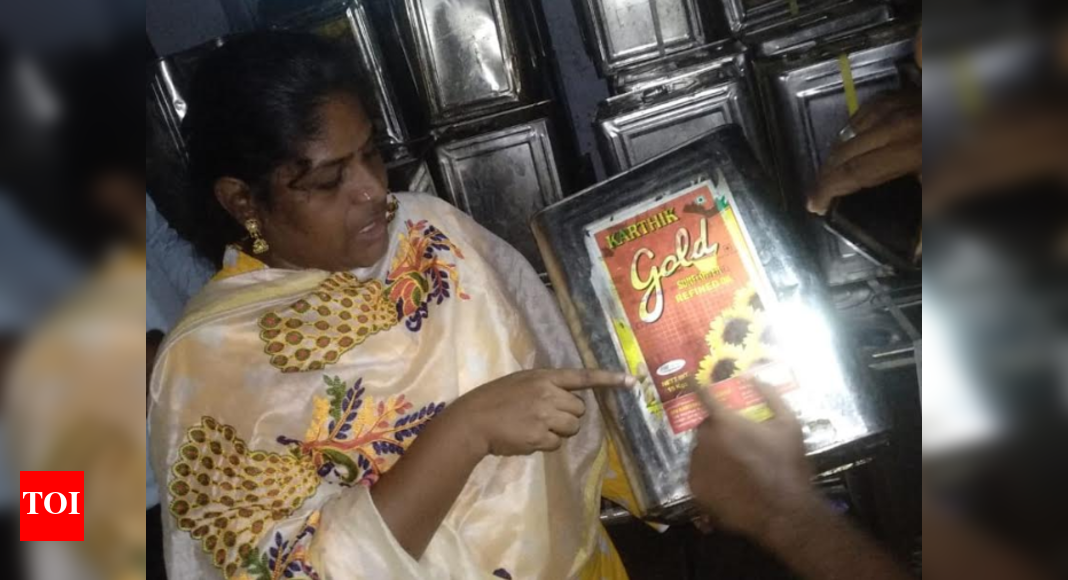 Coimbatore oil wholesaler found using misleading label Coimbatore