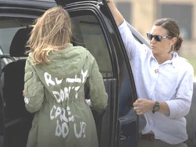 Melania Trump’s jacket un-diplomacy while visiting border kids causes outcry