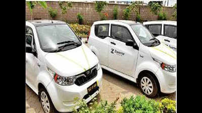25 self-driven electric cars launched at Miyapur station
