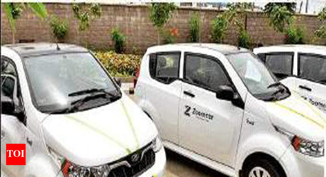 ecars 25 selfdriven electric cars launched at Miyapur station