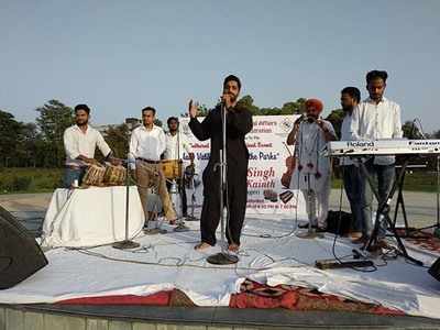 Sufi singer at 'Naad Vatika-Culture in Parks' in city