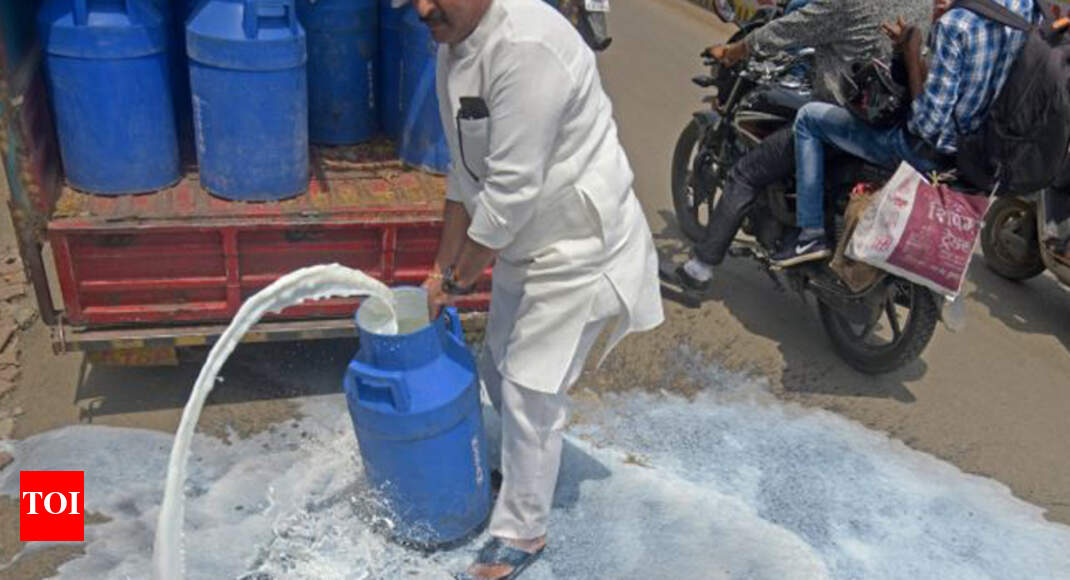 For Maharashtra dairy farmers, milk is now cheaper than water