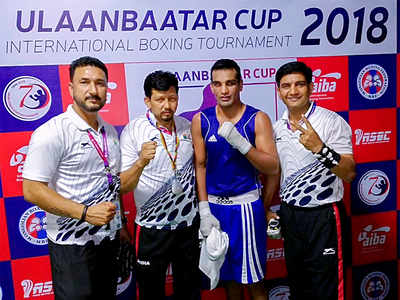 Boxer Mandeep Jangra wins gold at Ulaanbaatar Cup