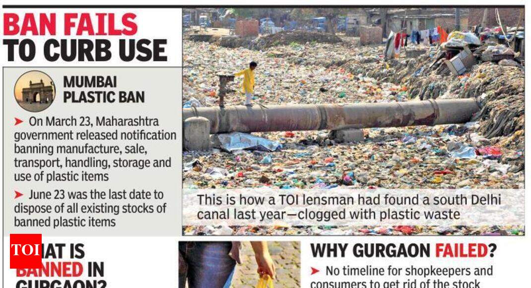 No one fined for using plastic bags in 3yrs RTI Gurgaon News Times