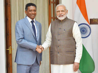 PM Modi holds talks with Seychelles president