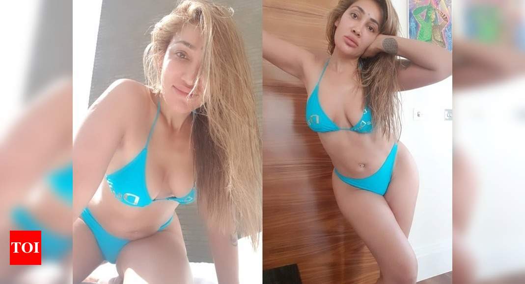 Bigg Boss Fame Sofia Hayat Flaunts Her Perfectly Toned Body In This