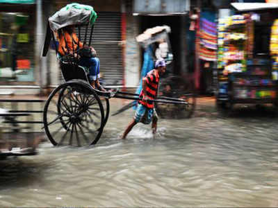 kolkata rain bengal heavy districts rainfall warning depression causes south file