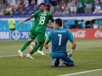 Fifa World Cup 2018 Saudi Arabia Beat Egypt 2 1 To Finish Third In Group A Football News Times Of India