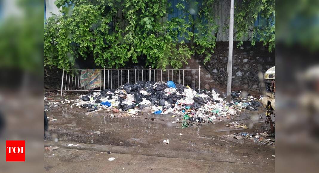 Uncleared Garbage - Times of India