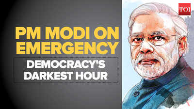 The Emergency: PM Modi lashes out at Congress over democracy’s darkest hour