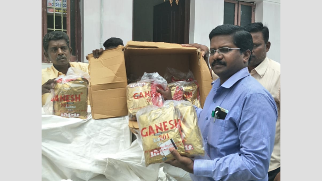 Banned tobacco products worth Rs 20 lakh seized in TN | Chennai News