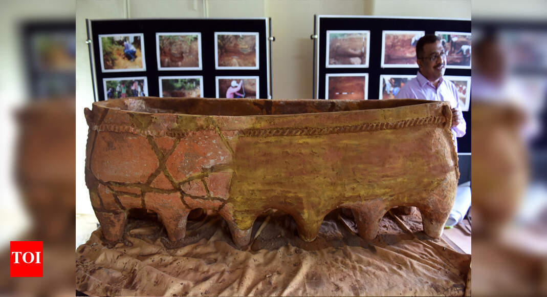 ASI finds 2,300-year-old sarcophagus in Tamil Nadu | Chennai News