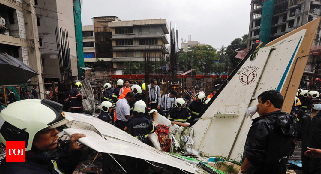 Mumbai plane crash: Chartered plane crashes in Mumbai's Ghatkopar ...