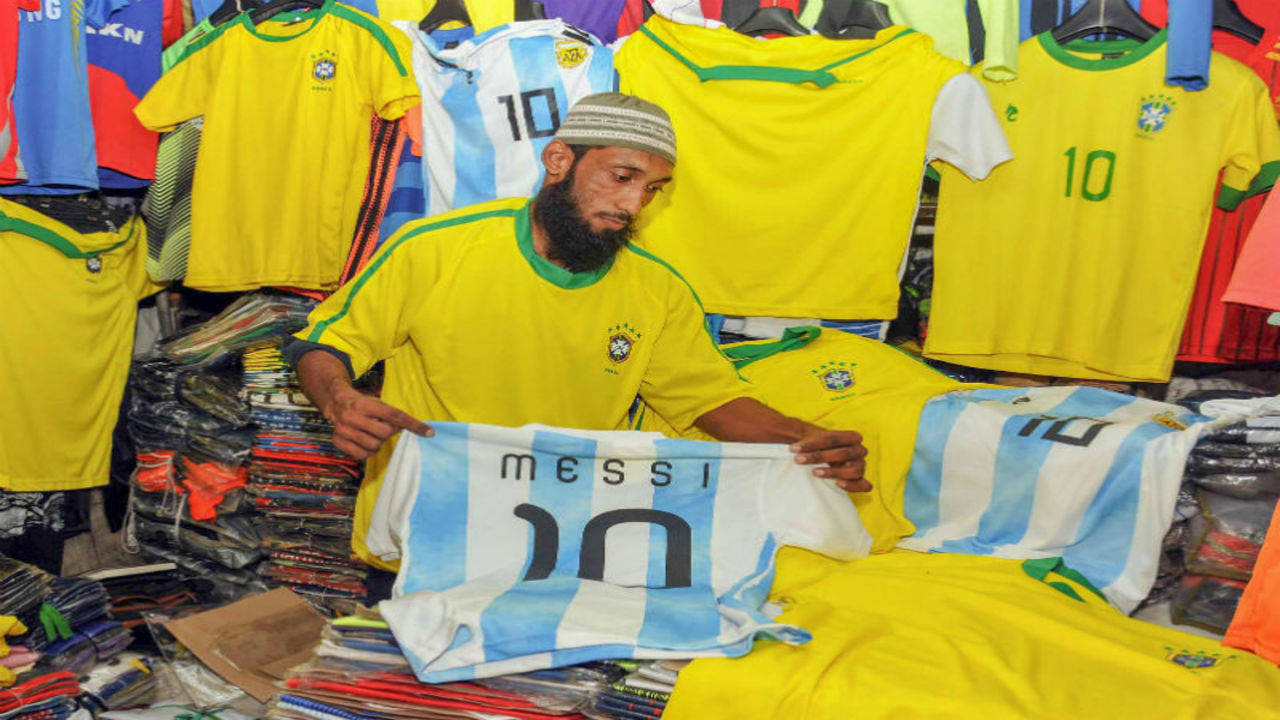 Brazil jersey scores for Nike in India, Argentina for Adidas