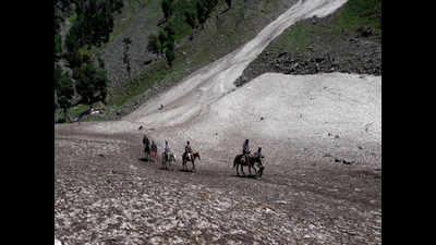 Amarnath Yatra suspended from Baltal route due to inclement weather