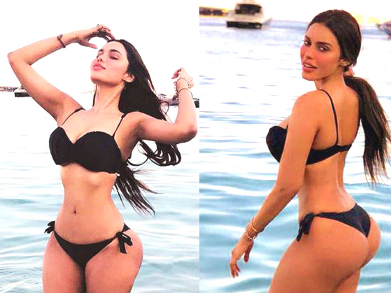 Gizele Thakral’s black bikini pics are raising the temperature on internet!