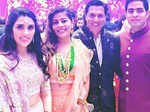 Shloka Mehta and Akash Ambani's starry engagement photos