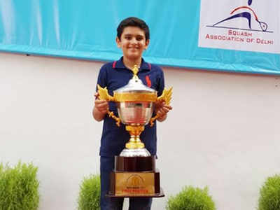 Nagpur boy Dev Sharma claims sixth National Level Under-11 squash title