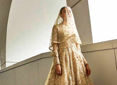 Sabyasachi white outlet wedding gown