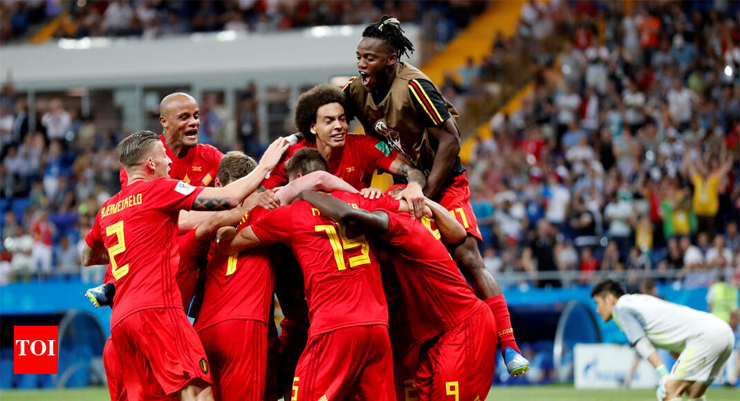 Belgium vs Japan: Belgium fight back from two down to beat Japan 3-2 in added time - Times of India