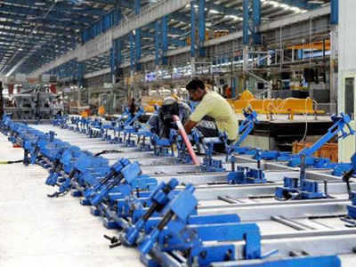 Manufacturing improves, core sector slows to 10-month low