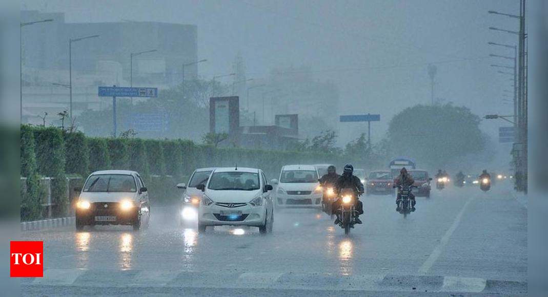 14 trees uprooted as Surat gets 109mm rain in 10-hour spell | Surat ...