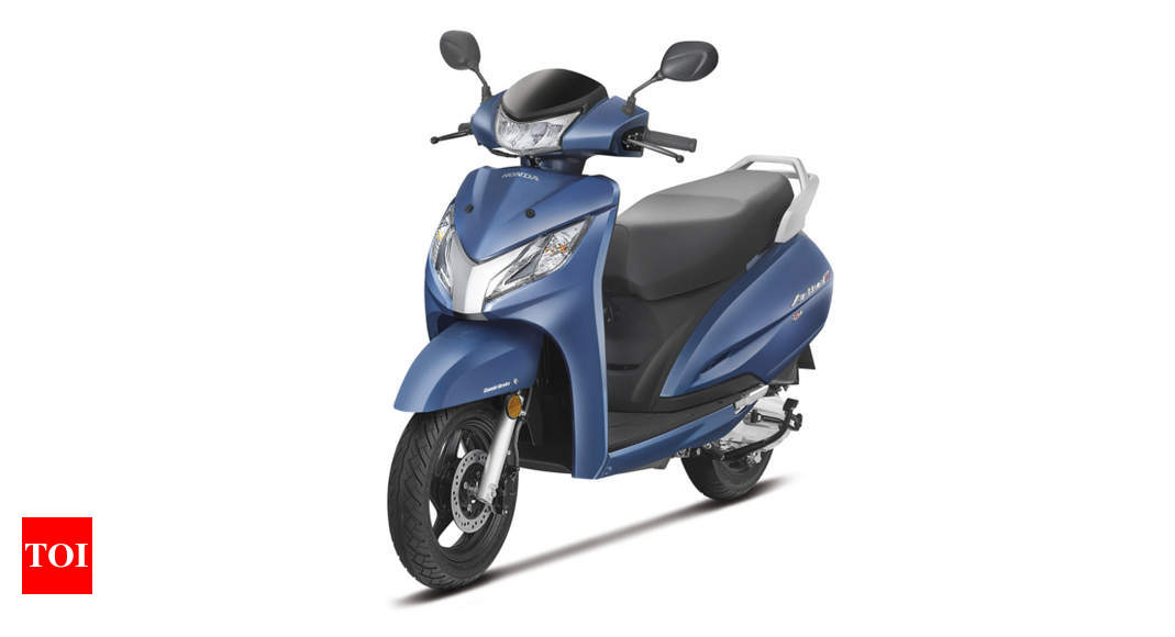 Honda Activa 2018 Honda Activa 125 Launched With Led Headlight Times Of India