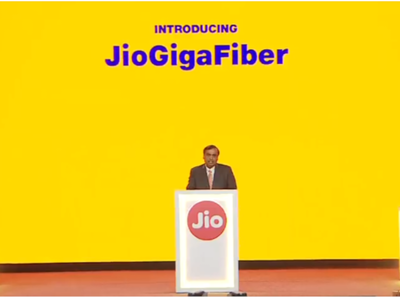Reliance Industries Chairman Mukesh Ambani launches JioPhone 2 and Jio GigaFiber at AGM 2018